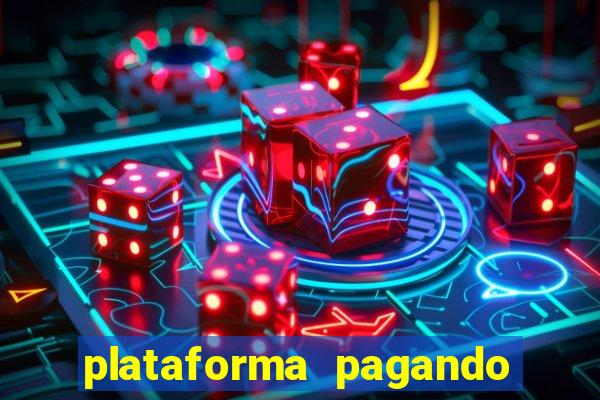 plataforma pagando bem hoje
